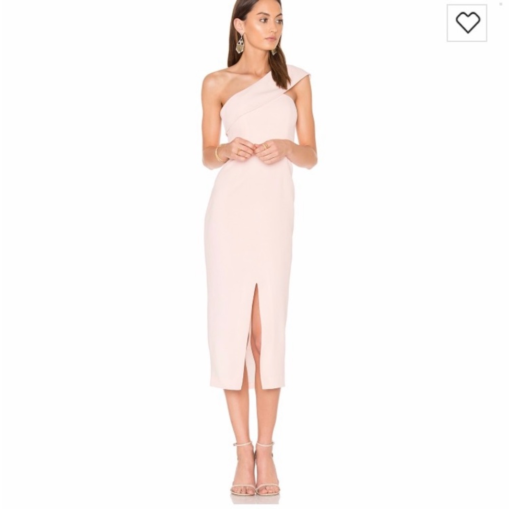 Yumi Kim One-Shoulder Blush Dress
